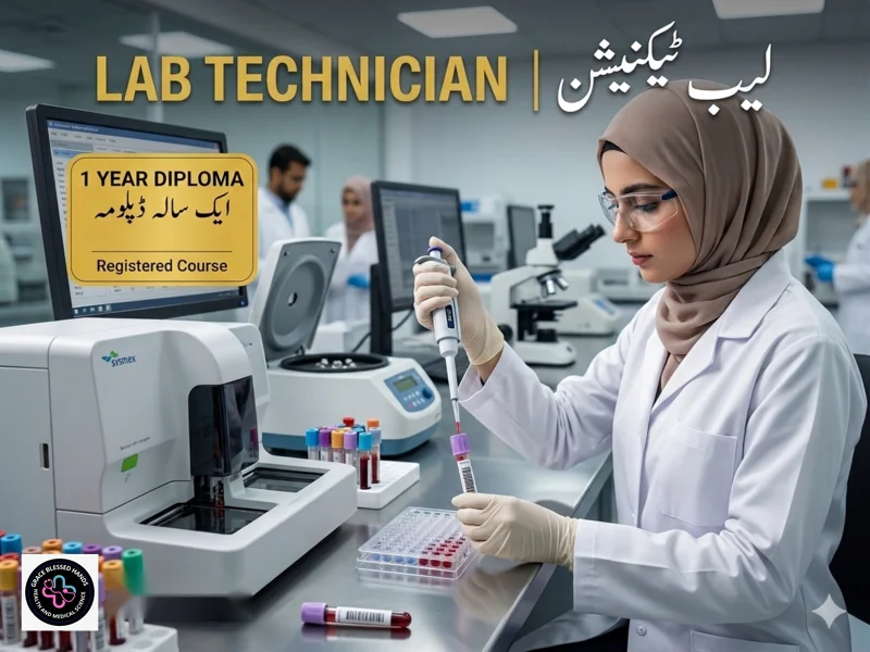 Laboratory Technician training at Grace Blessed Hands