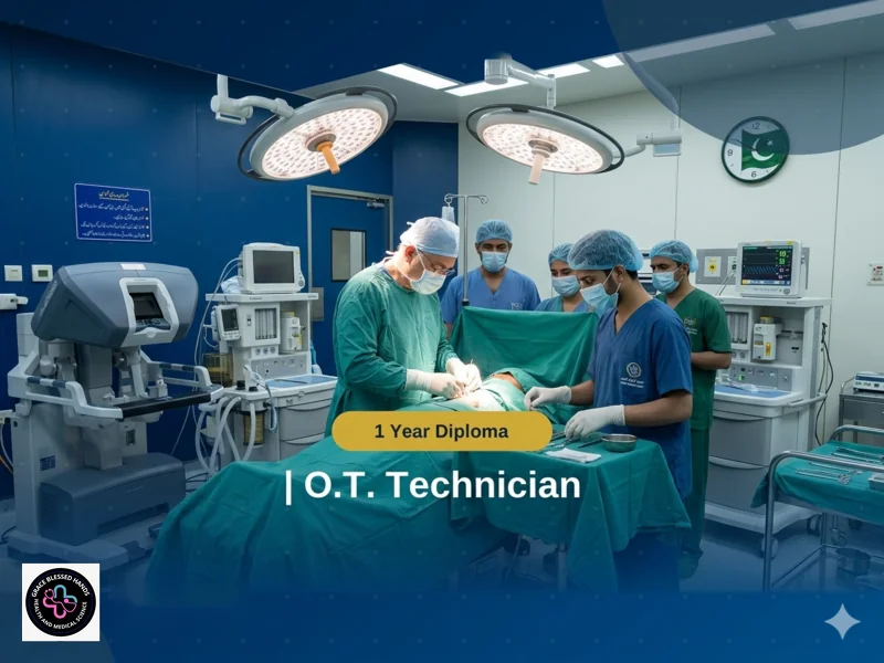 Operation Theatre Technician training at Grace Blessed Hands