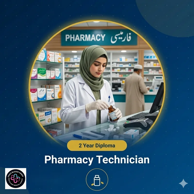 Pharmacy Technician (Category-B) training at Grace Blessed Hands